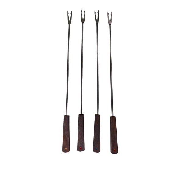 Kahlua Mini Fondue Pot Set w/4 Forks For Melting Chocolate (for Use w/Tealight) - Picture 10 of 14